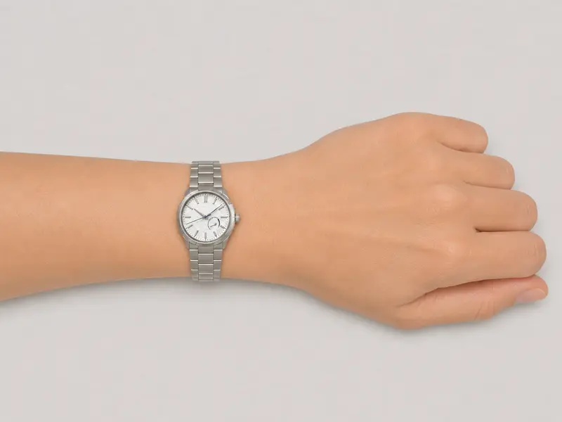 Grand Seiko Snowflake on a Large wrist · 20 cm